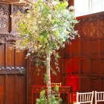 billowing blossom tree - tudor rose florist -wedding florist - hengrave hall